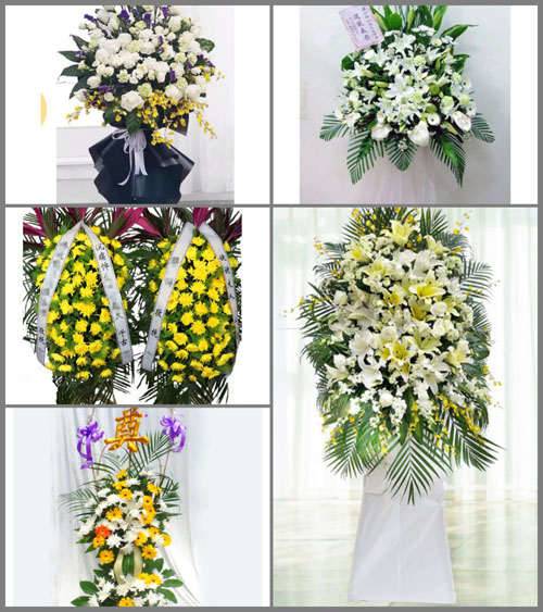 山东德州德城区抬头寺镇白事花篮预定